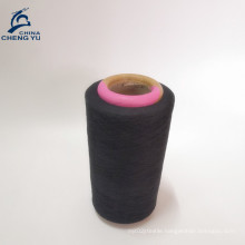 Ne40s Black 50/50 cotton polyester blended yarn for circular knitting